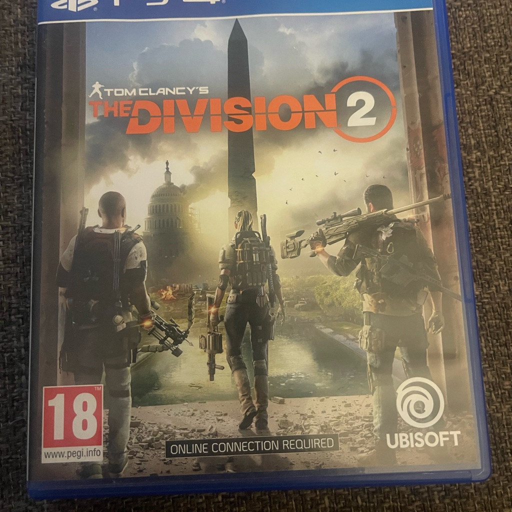 Adidas Video Games & Consoles | Tom Clancy's The Division 2 (Sony Playstation 4, 2019) Ps4 | Color: Blue/Orange | Size: Os