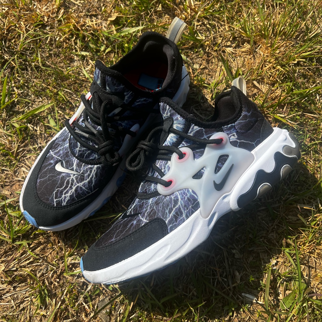 Nike Shoes | Clean Nike Size 6.5 Mens React Presto Thunder At Home Shoes | Color: Black/Blue | Size: 6.5