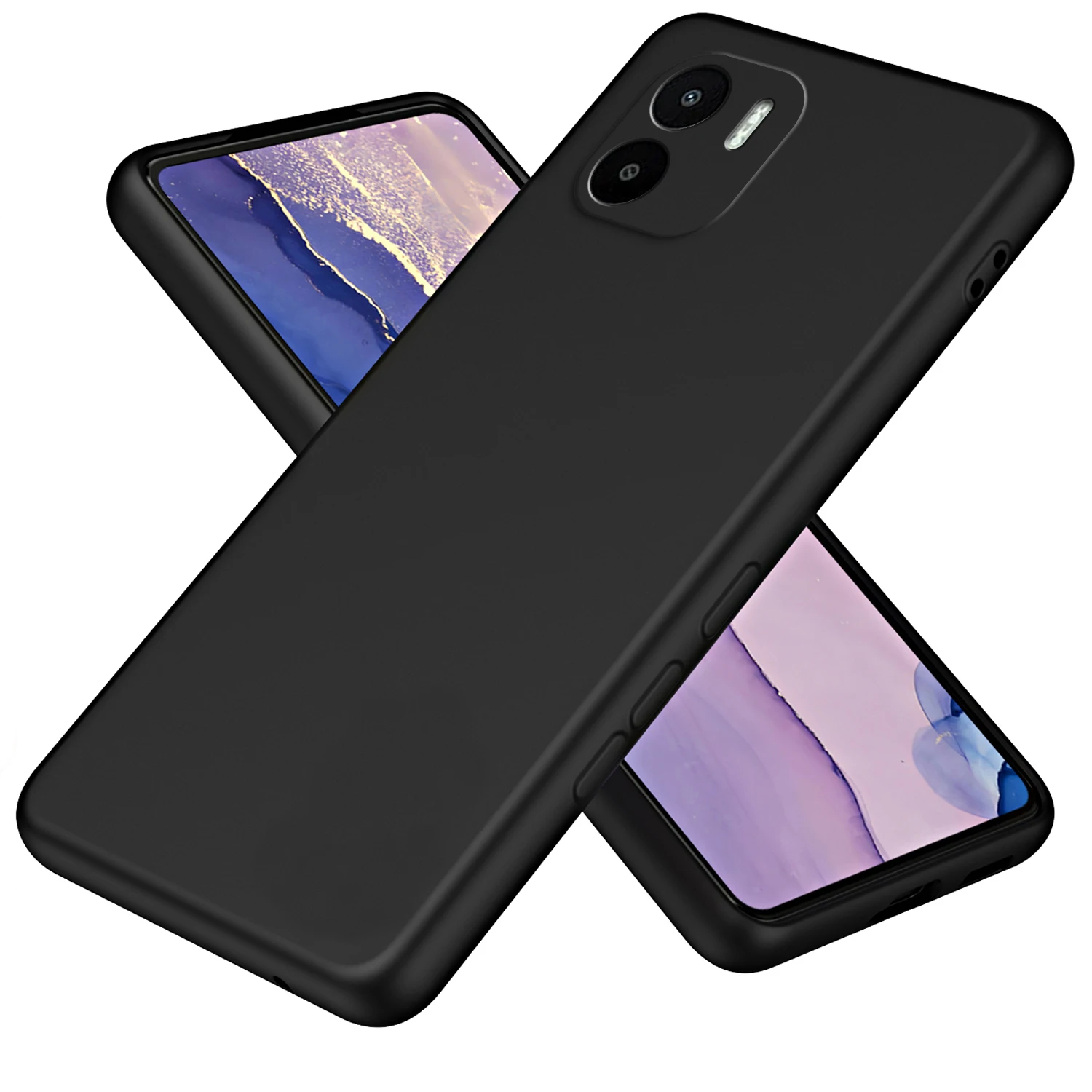 Für Xiaomi Redmi A1 A2 Hülle Cover RedmiA1 RedmiA2 Capas Handyhülle Flüssiges Silikon Stoßfest TPU Weiche Hülle Redmi A2 Image