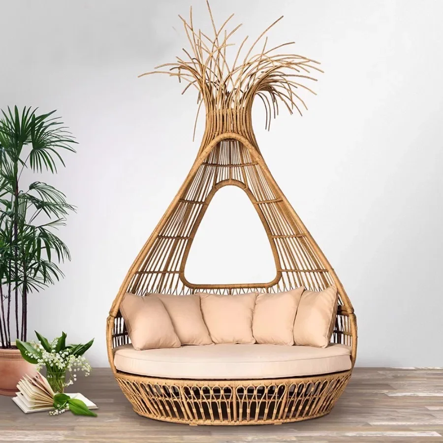 Rattan-Gartenmöbel, Outdoor-Sets, einzigartige moderne Wohnmöbel, Kaffee-Sets, Outdoor-Lounge, hochwertige Moveis Jardim-Stühle Image