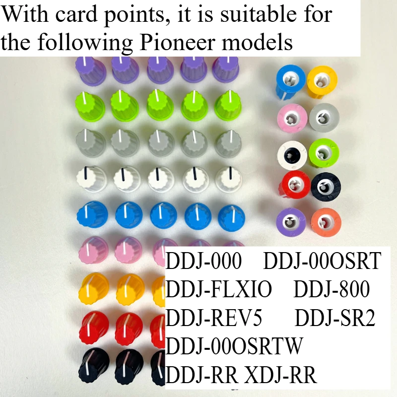 Pioneer Knob Caps DJM Mixer Volume EQ Caps sind in einer Vielzahl von Farben erhältlich und ohne festsitzende Punkte. Image