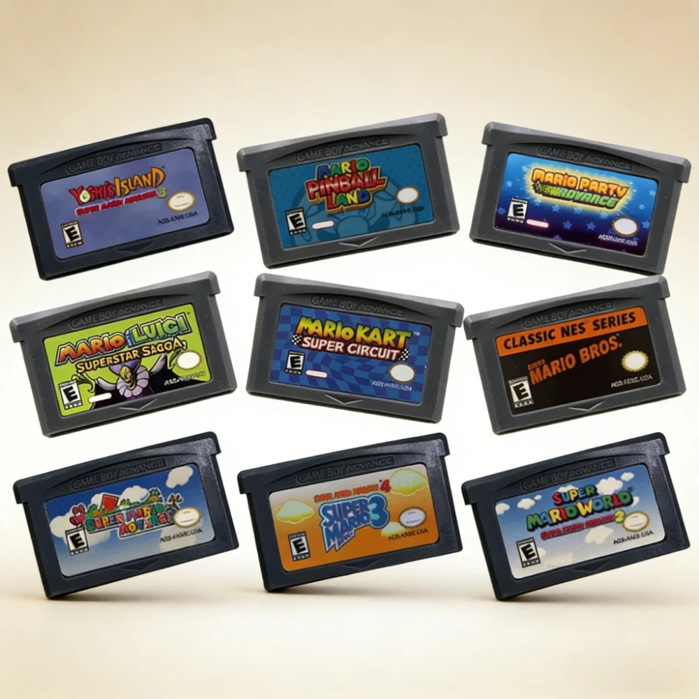 Mali EUR/USA Version GBA Game Cartridge 32 Bit Video Game Console Card Series Super Wario Land4