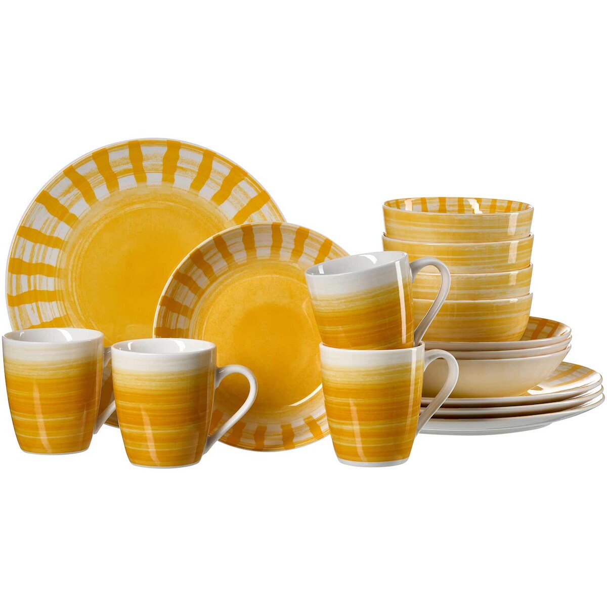 Ritzenhoff & Breker Sole Mio Kombiservice 16-teilig - Gelb Image