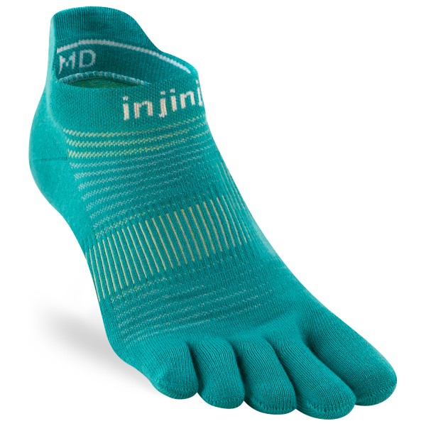 Injinji - Run Lightweight No-Show - Laufsocken 47,5+ | EU 47,5-49 türkis