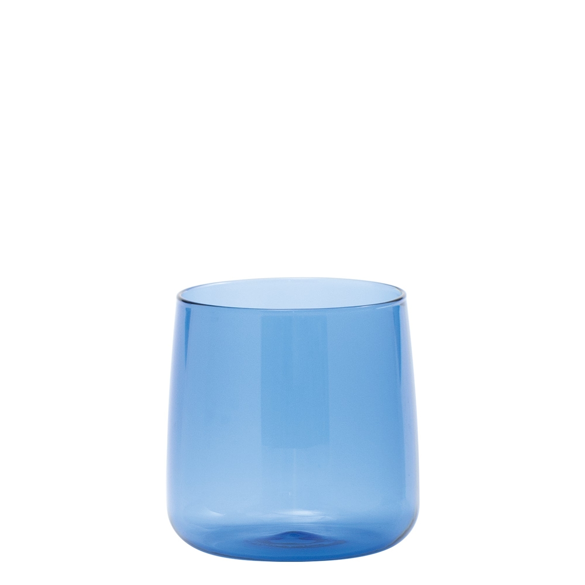 Zafferano 6er-Set No Ball Gläser aus mundgeblasenem Borosilikatglas, blau, elegantes und robustes Design für moderne und alltägliche Tische. Image