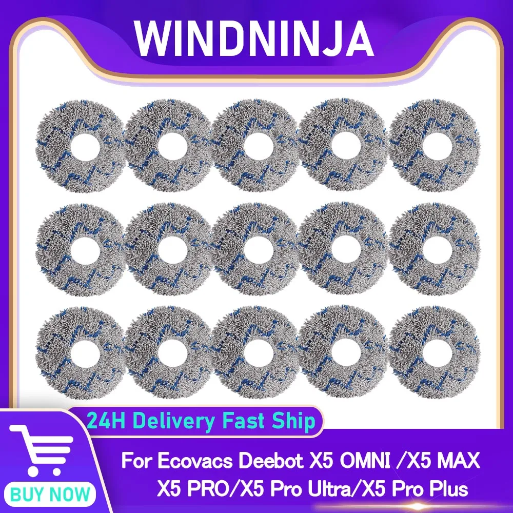 Mopptuch für Ecovacs Deebot X5 PRO X5 Pro Ultra X5 OMNI X5 MAX X5 Pro Plus Roboterstaubsauger Zubehör Mop-Pad Ersatz Image