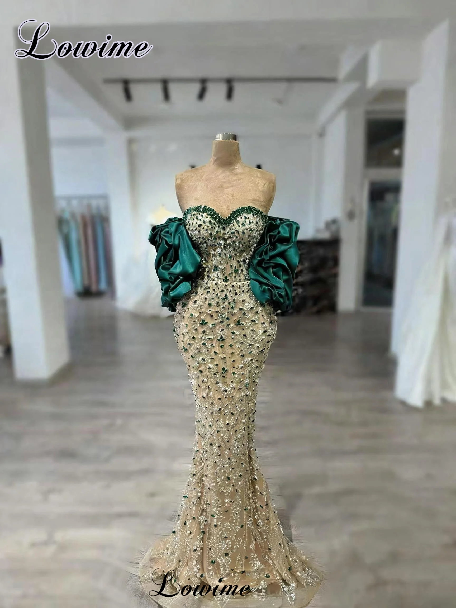 Einfache Cocktailkleider mit Kristallen, elegante, schulterfreie Ballkleider für Damen 2026, Vestidos De Cóctel, individuell gestaltet Image