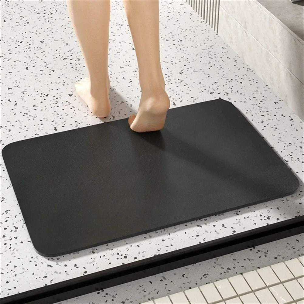 Tapis de salle de bain en pierre de diatomite, antidérapant, séchage rapide, 60x40CM, produits de salle de bain, tapis de bain