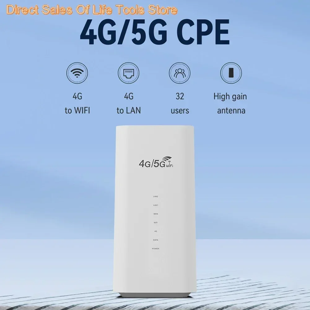 Routeur CPE 4G LTE 300 Mbps avec antenne intégrée, emplacement pour carte SIM, 3 ports RJ45, VPN, modem sans fil, plug-and-play pour la maison et le bureau