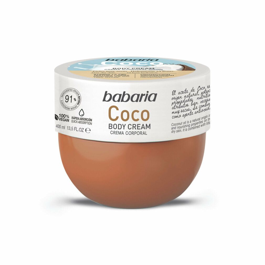 Crema corpo al cocco Babaria 0,4 l