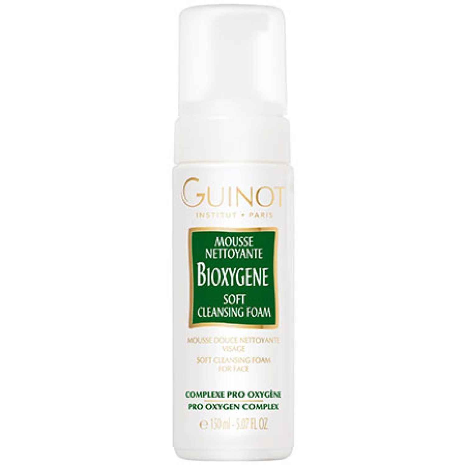 Guinot Mousse Bioxygene Schiuma detergente 150 ml Crema giorno
