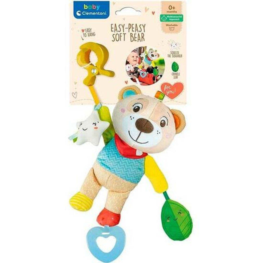 Peluche Clementoni Clip Easy Peasy - bär 1 St