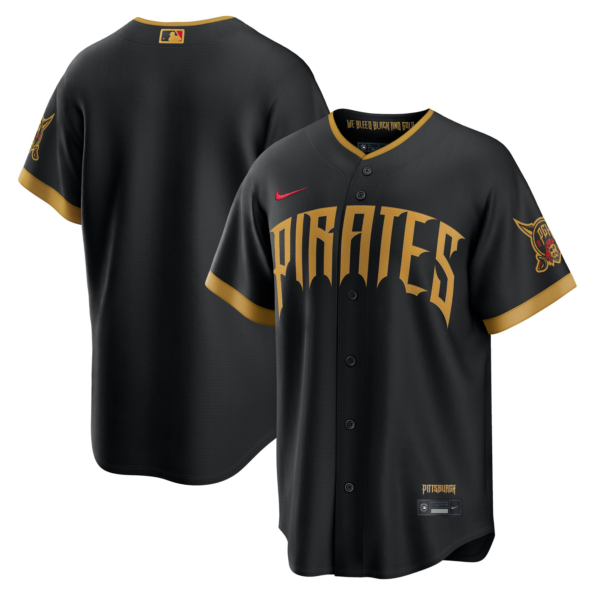 "Pittsburgh Pirates Nike MLB City Connect Stadium Jersey – Herren" Image