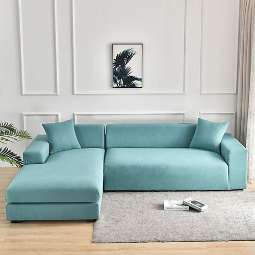 wasserdichter Waffelsofabezug, elastischer Sofaüberzug für 1-, 2-, 3- oder 4-Sitzer-Ecksofas im Wohnzimmer, Möbelschutz Image