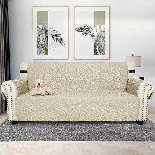 wasserdichter Sofabezug, rutschfest, dehnbar, Jacquard, haustierfreundlich, fleckenabweisend, für Hunde und Katzen geeignet Image
