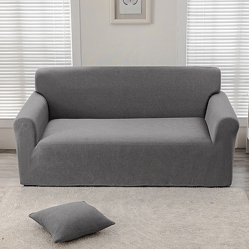 Wasserabweisender Waffelsofabezug für 1/2/3/4-Sitzer-Sofas im Wohnzimmer, elastischer Ecksofabezug für L-förmige Sofas Image
