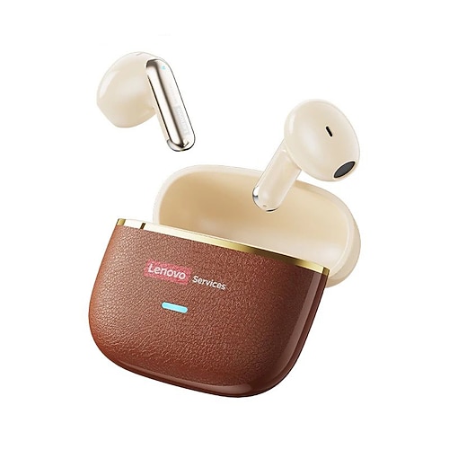 Lenovo kabellose Ohrhörer, Bluetooth 6.0-Chip, Ladecase, 30 Stunden Akkulaufzeit, 360°-Raumklang mit 3D-Panorama-Sound, In-Ear-Kopfhörer für Gaming, Musik und Sport Image