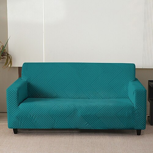 Wasserabweisender Stretch-Sofabezug, Jacquard-Überzug, rutschfest, waschbar, Möbelschutz, haustierfreundlich für Wohnzimmer Image