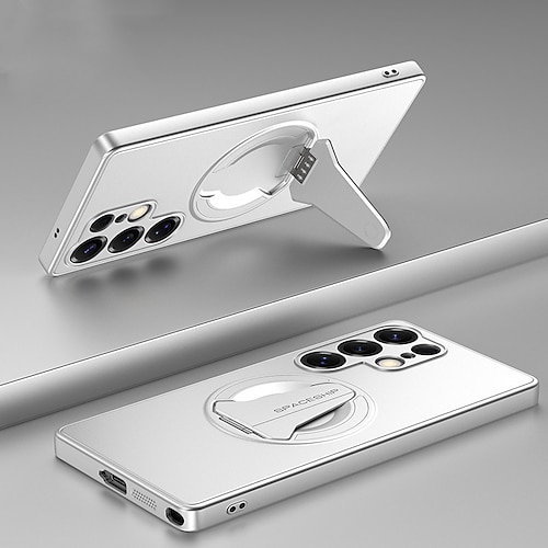 Handy Hülle Handyhüllen Für Samsung Galaxy S26 Plus S26 Ultra S25 Ultra Plus S25 Edge Rückseite Magnetische Adsorption Mit Ständer Magnetisch Unterstützt kabelloses Laden Retro PC Image