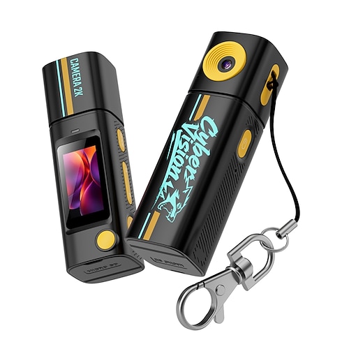 G10 Mini-Actionkamera für Kinder Teenager, 2K-HD-Videorecorder mit 230° drehbarem Objektiv TFT-LCD-Bildschirm, tragbare Taschen-Vlogging-Kamera, niedliche, kompakte Digitalkamera für Reisen,