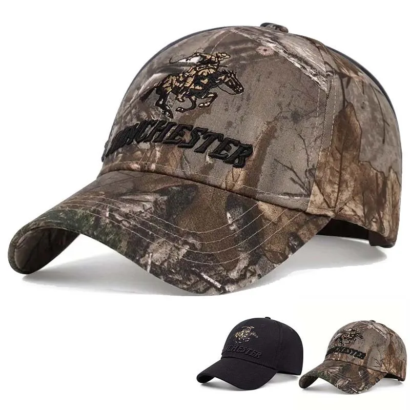 Cappellini da baseball unisex con ricamo Winchester, cappelli casual regolabili per primavera e autunno, cappello protettivo solare