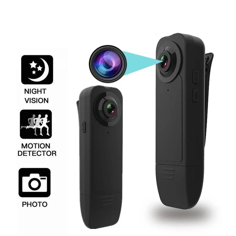 Kaysunlink A18 Mini Telecamera HD 1080P per Sport ed Escursionismo, Videocamera a Penna con Visione Notturna, Micro Videocamera Portatile, Registratore Video DV