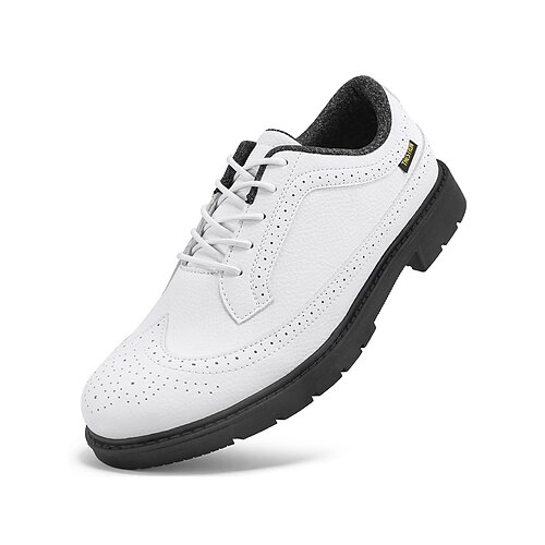 Herren Vintage Sportlich Lässig Outdoor Golf Mikrofaser Bequem Schnürung Schwarz Weiß Gelb Sommer Frühling Herbst Image