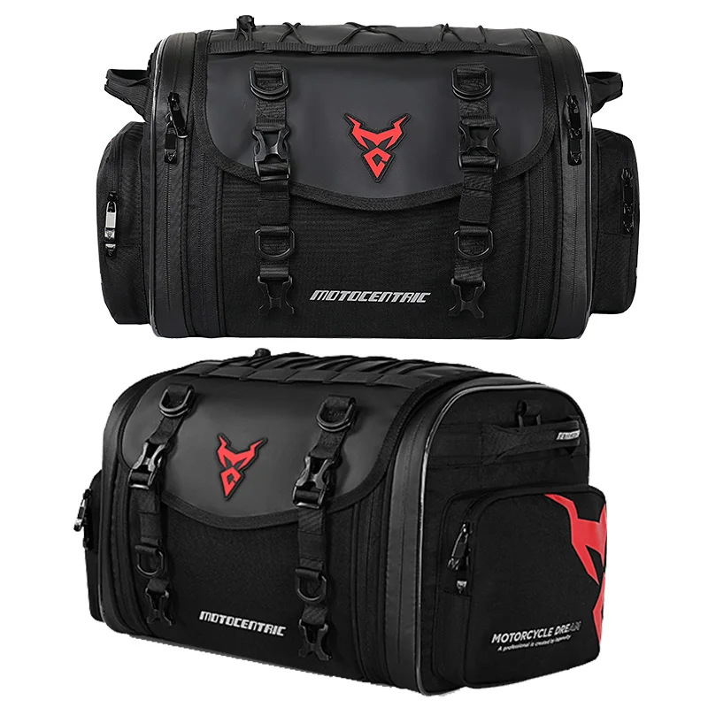 Borsa Impermeabile per Sella Posteriore Moto, Bagaglio da Viaggio 45L, Borsa Multifunzione per Moto, Borsa Sportiva Posteriore, Borsa per Casco da Moto