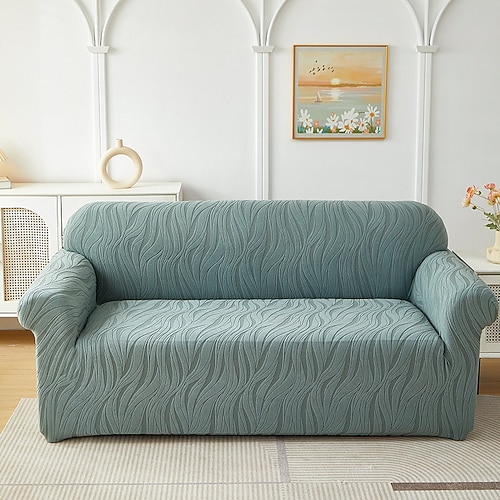 Elastischer Universal-Sofaüberzug, vollflächig, rutschfest und kratzfest, modernes, schlichtes Design, zum Schutz Ihrer Wohnzimmermöbel