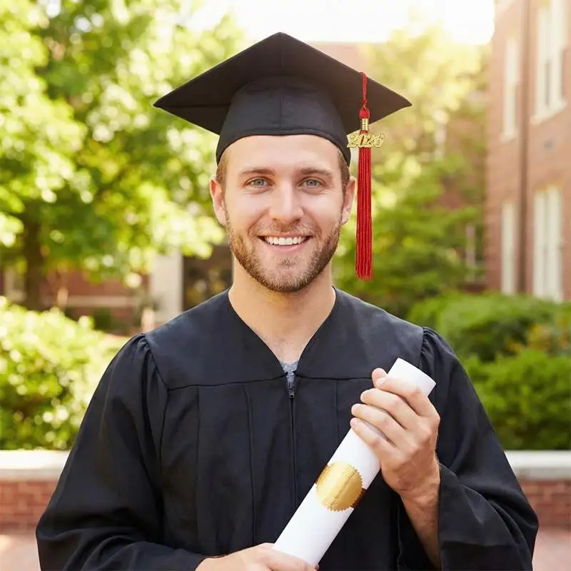 Cappello da laurea 2026 con nappa per diploma di scuola superiore e laurea, unisex, per cerimonia di laurea, modello Master