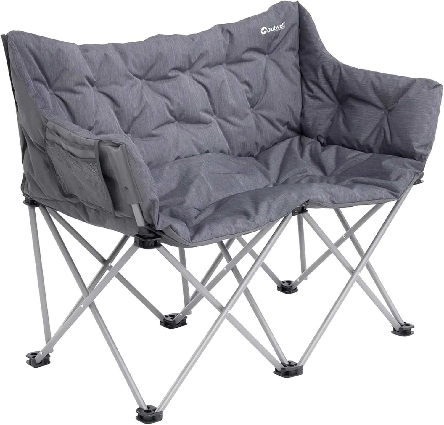 Relaxsofa Sardis Lake, für Camping, Klappsofa, ideal für Camping, bequem, weich und stabil, dunkelgrau Image