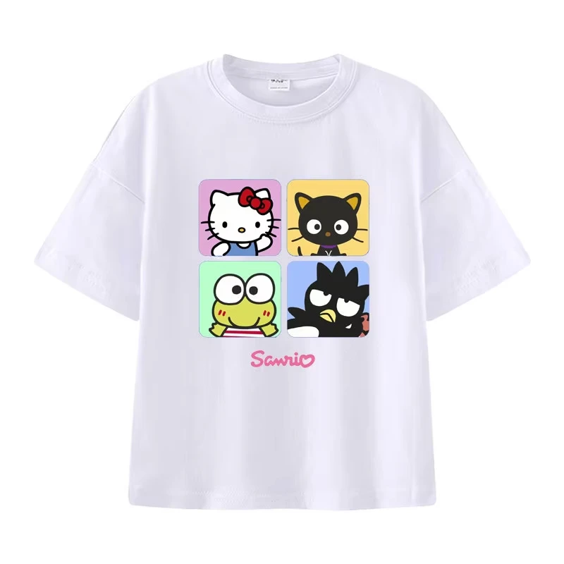 Kinder-T-Shirt aus Weicher Baumwolle mit Niedlichem Pudding-Hund-Motiv, Personalisiertes Eltern-Kind-T-Shirt für Jungen und Mädchen Image