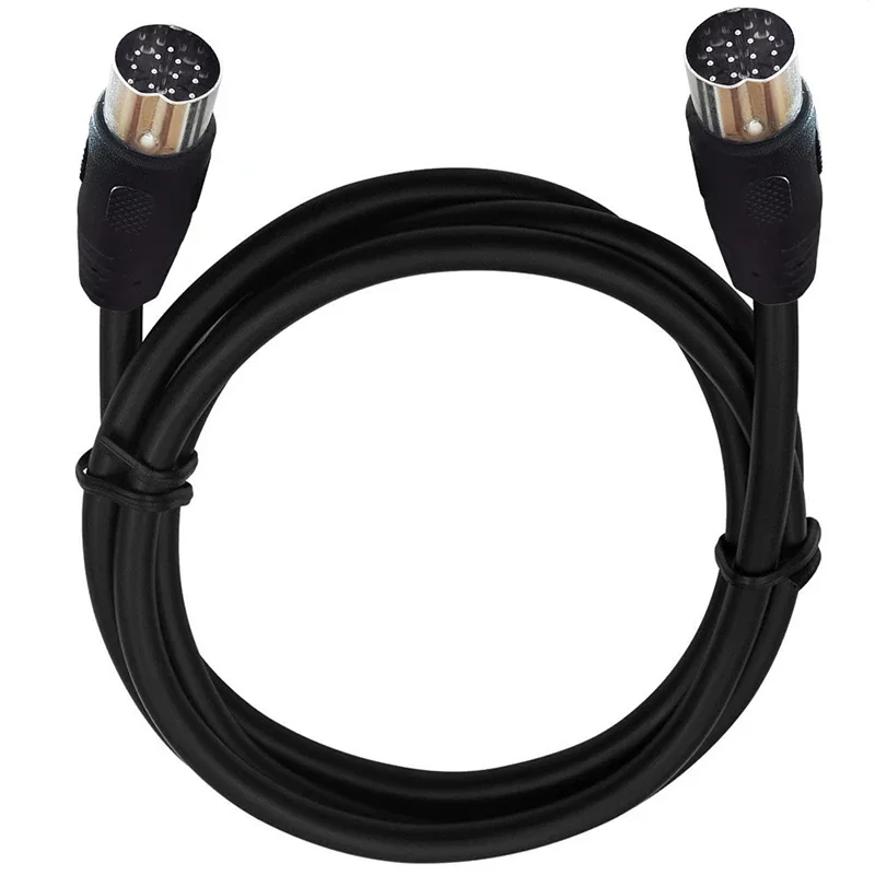 1M 1,5M 3M 13-Pin DIN-Kabel Stecker auf Stecker/Buchse S-Video Strom- und Signalverlängerungskabel MIDI-Adapterkabel Image