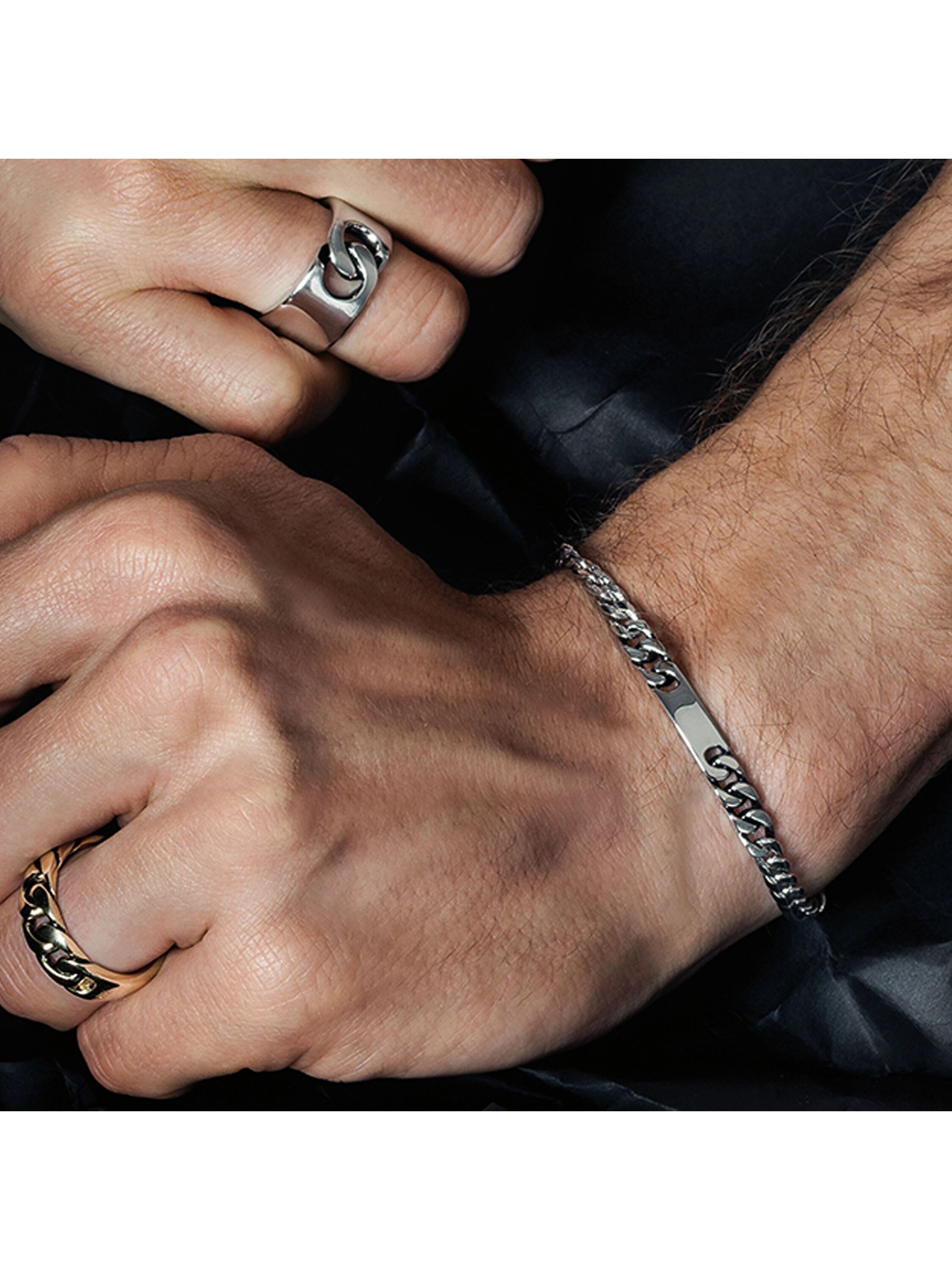 cai Armband 925/- Sterling Silber rhodiniert 19cm
