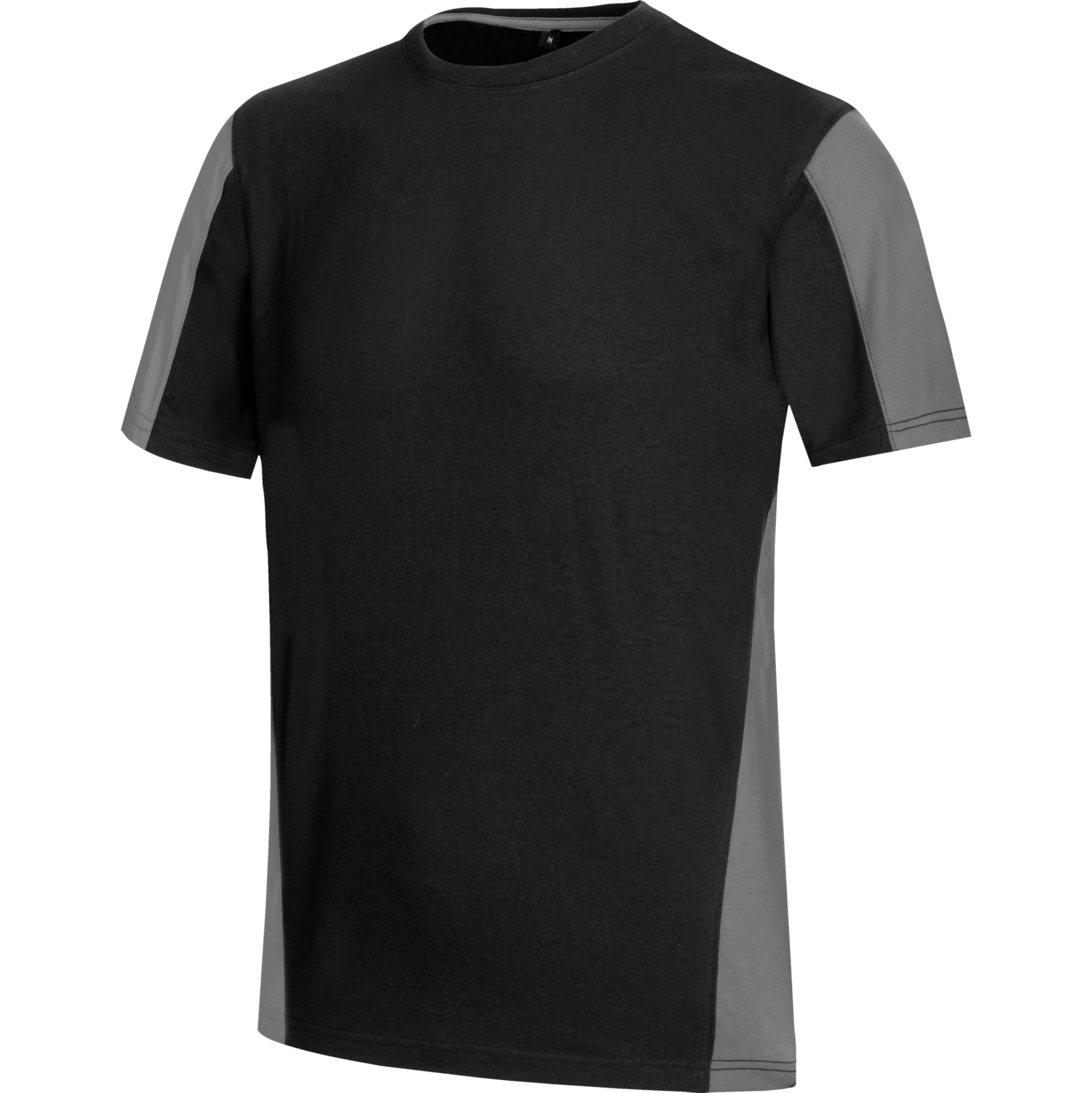 T-shirt de travail bicolore JOB+ BICOLOR noir/gris
