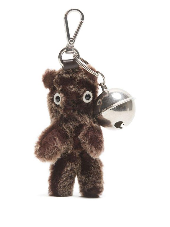 Bear Key Holder - Brown - Acne Bag Accessories