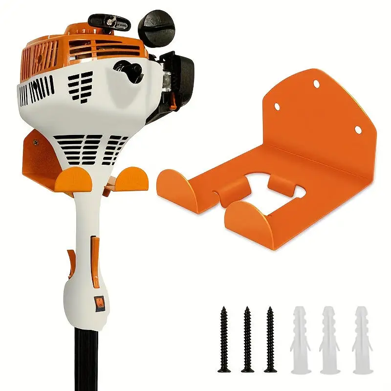 1 support robuste pour outils de jardinage, organisateur de rangement pour outils électriques de jardin, support pour tronçonneuses, débroussailleuses et outils de jardin
