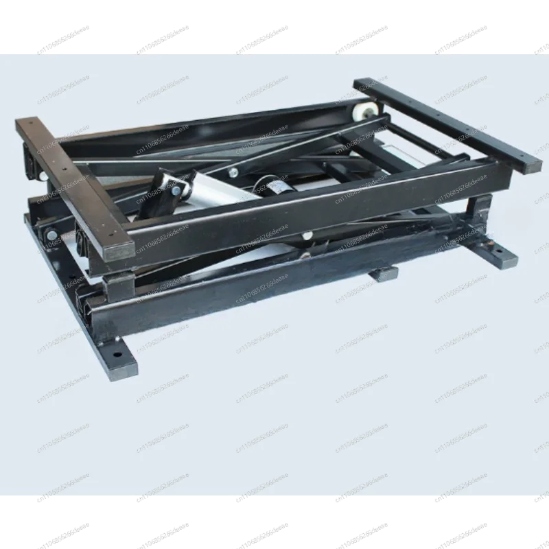 YBJ-300kg Multifunktionaler Elektrischer Höhenverstellbarer Esstisch – 24V Kabelgebundene Fernbedienung, Klappbarer Eisenrahmen für Zuhause & Büro Image