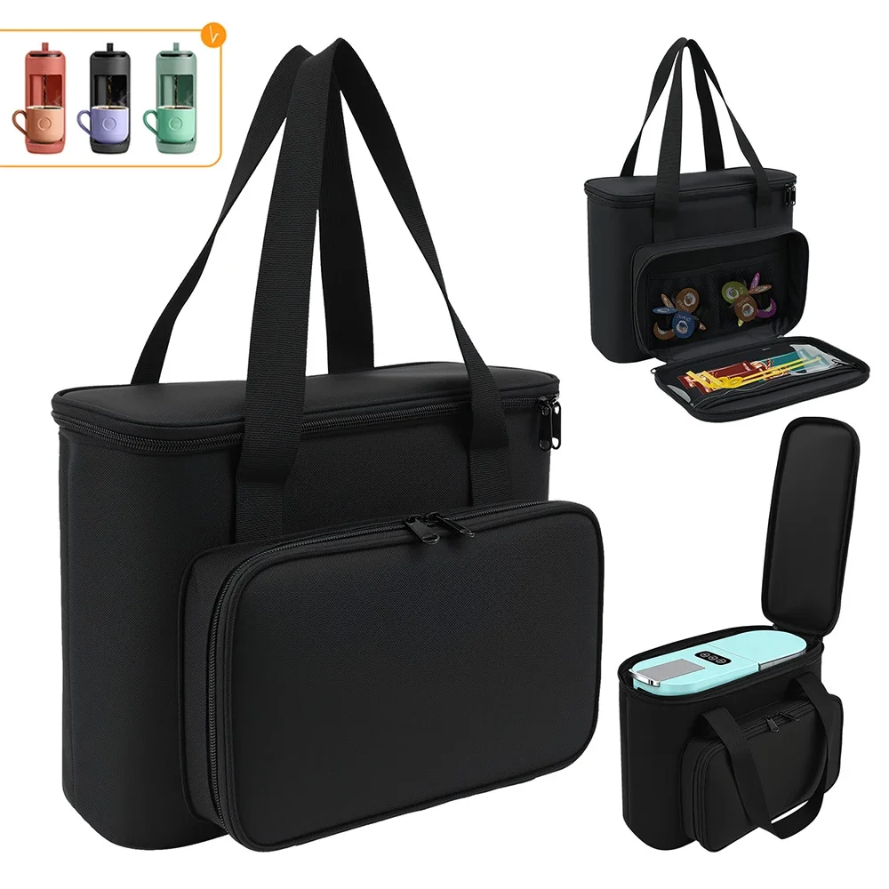 Kaffeemaschinen-Reisetasche aus Oxford-Gewebe, Wasserdichte Tragetasche für Einzelportionen-Kaffeemaschine, Portable Aufbewahrungstasche für Kaffeemaschine Image
