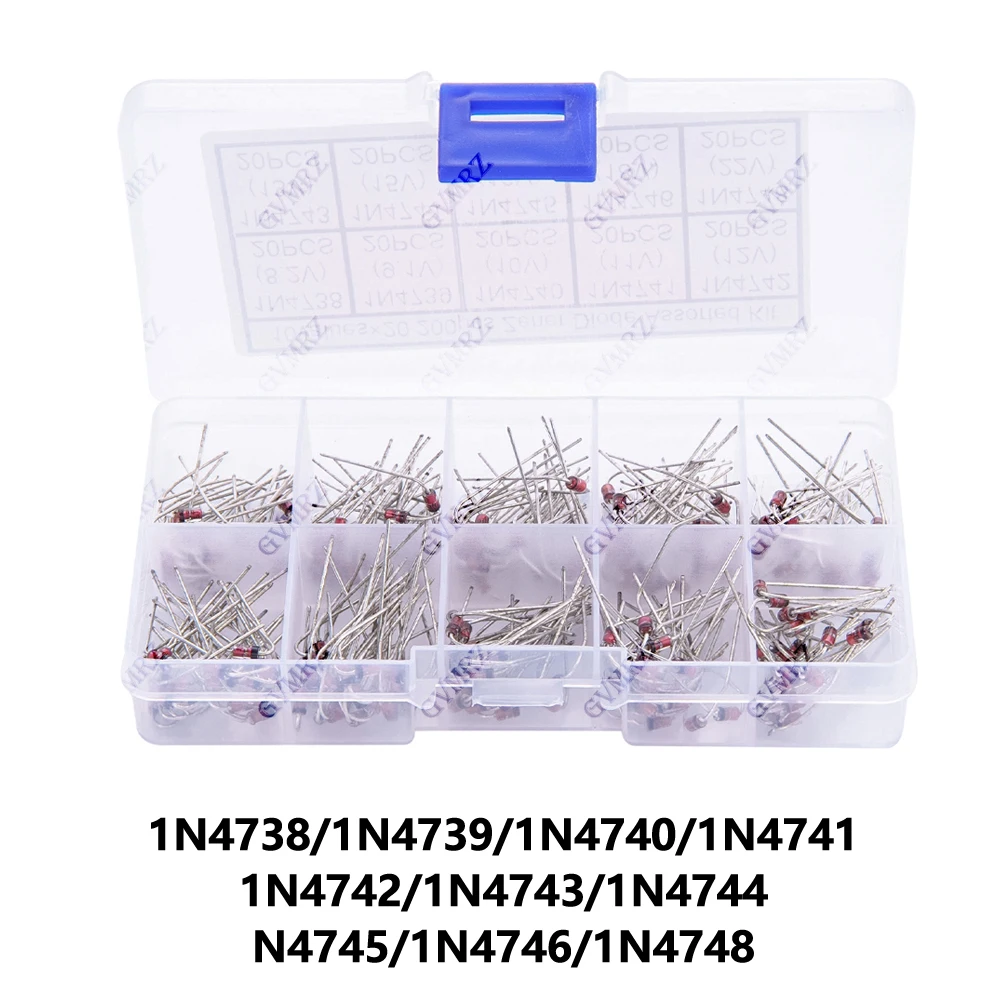 10 Werte*20 Stück 8,2V~22V Zener-Dioden-Sortiment DIY-Kit 15V 16V 18V 22V Elektronik-Set-Pack 8,2V 9,1V 10V 11V 12V 13V Image