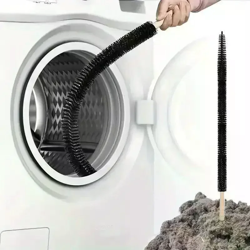 2PCS Washing Machine Cleaning Brush Drum Washing Machine Brush Dryer Vent And Duct Brush Multi-Purpose Crevice Brush