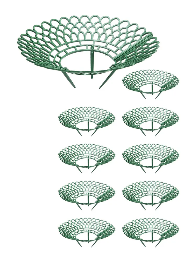 5/10 Stück Erdbeer-Pflanzenstützen, Erdbeer-Pflanzgestelle mit 3 stabilen Stützfüßen, Schutz für Erdbeeren vor Schimmel Image