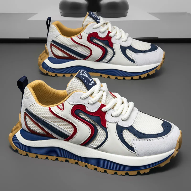 Herren Freizeitschuhe 2026 – Neue Sommer Air Mesh Atmungsaktive Vielseitige Freizeit-Sportschuhe für Studenten mit weicher Sohle und leichtem Laufgefühl Image