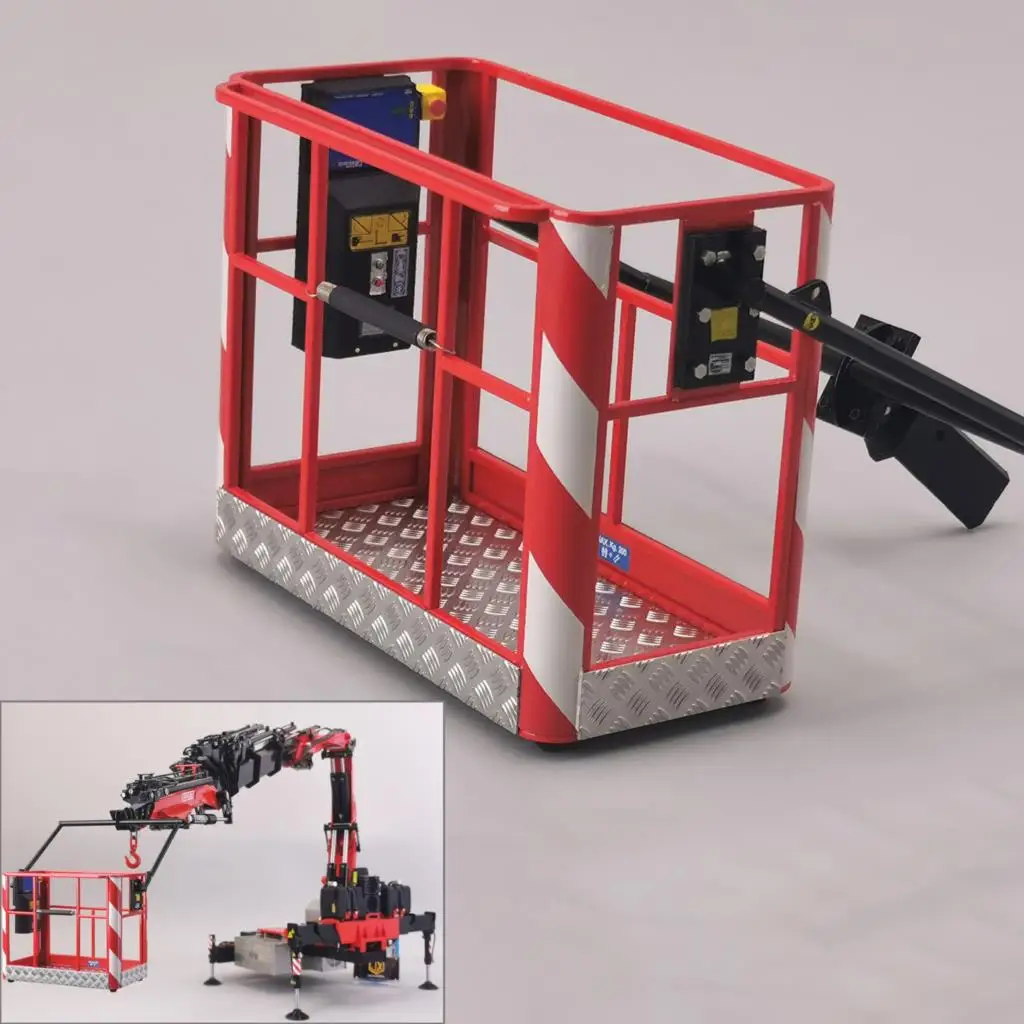 JXMODEL RC Metal Operation Cage for 1/14 Hydraulic Crane Truck F1650 Remote Control Model Upgraded Part Toy TH22717