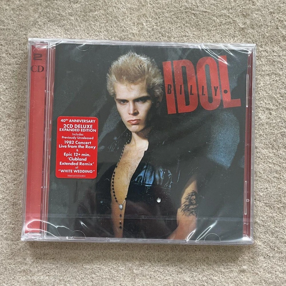 Billy Idol Expanded Edition 2CD 1982 Debütalbum White Wedding Hot In The City Punk Rock New Wave Versiegelt Neu Importiert