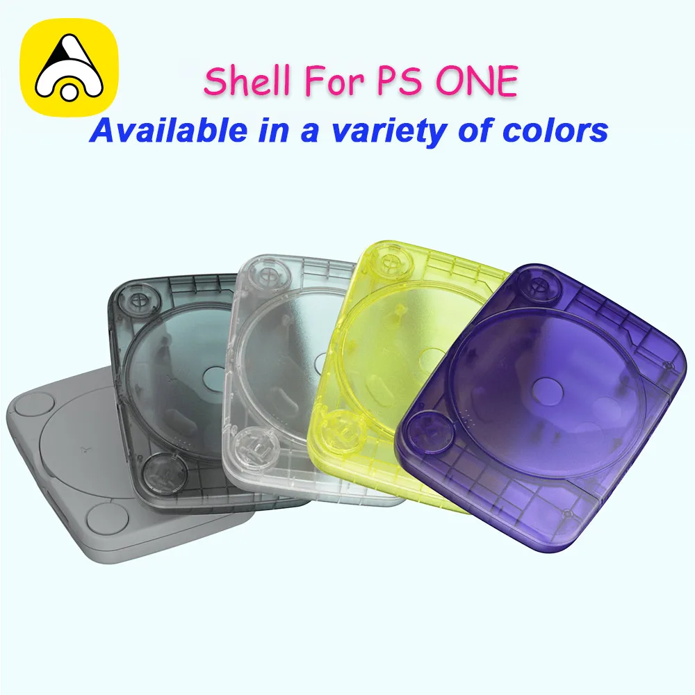 Apexneer Game Console Replacement Shell Transparent Case For PlayStation PS One Console