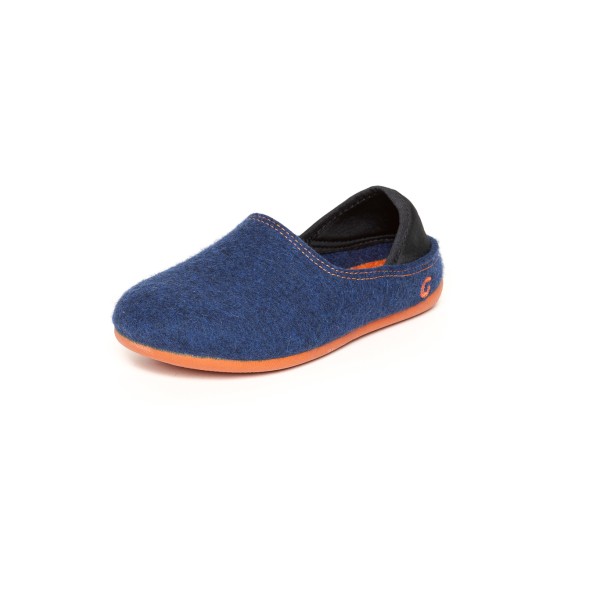 Gottstein - Kid's Wool Slip-On - Hausschuhe 31 | EU 31 blau/orange