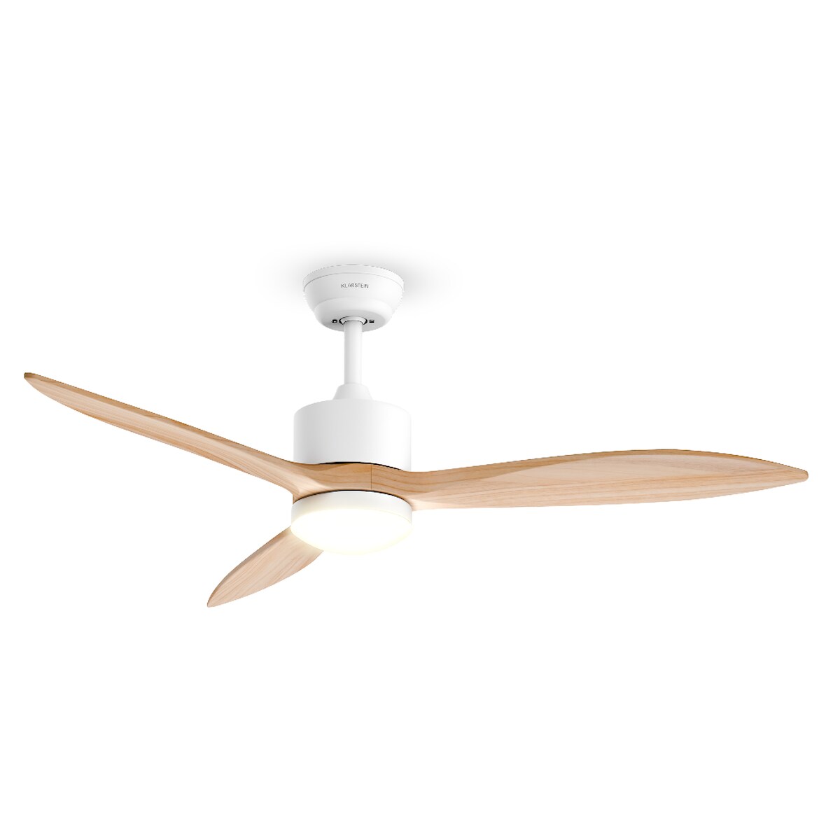 Klarstein SkyBreeze Smart Deckenventilator | Indoor & Outdoor | Smart Control | IP44 | 40 dB Ahorn 132 Image