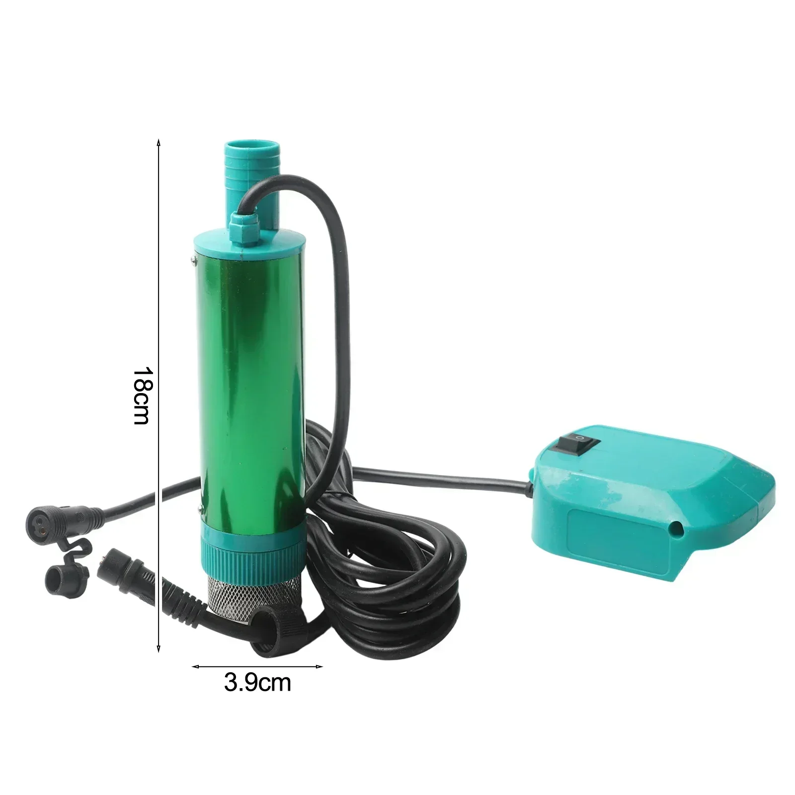 1 Stück 38 mm kabellose Diesel-Wasserpumpe für MT 18 V-Batterien, 40–60 l/min Lieferung, kabelloses Diesel-Wasserpumpen-Werkzeugzubehör