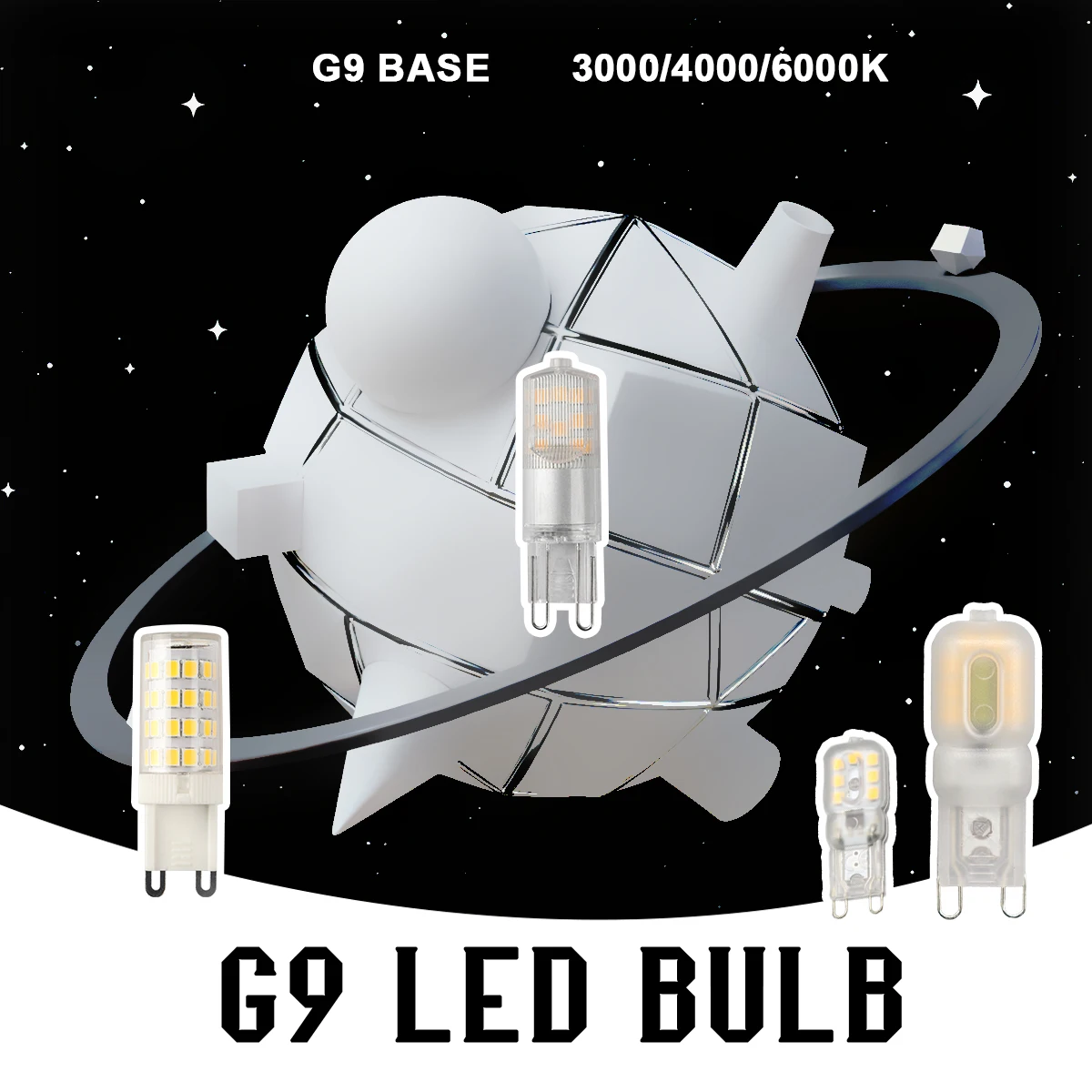 10 TEILE/LOS LED-Birne G9 Mini AC220V 3 W flimmerfreies warmweißes Licht kann 20 W 50 W Halogenlampe ersetzen, geeignet für Kristalllampen